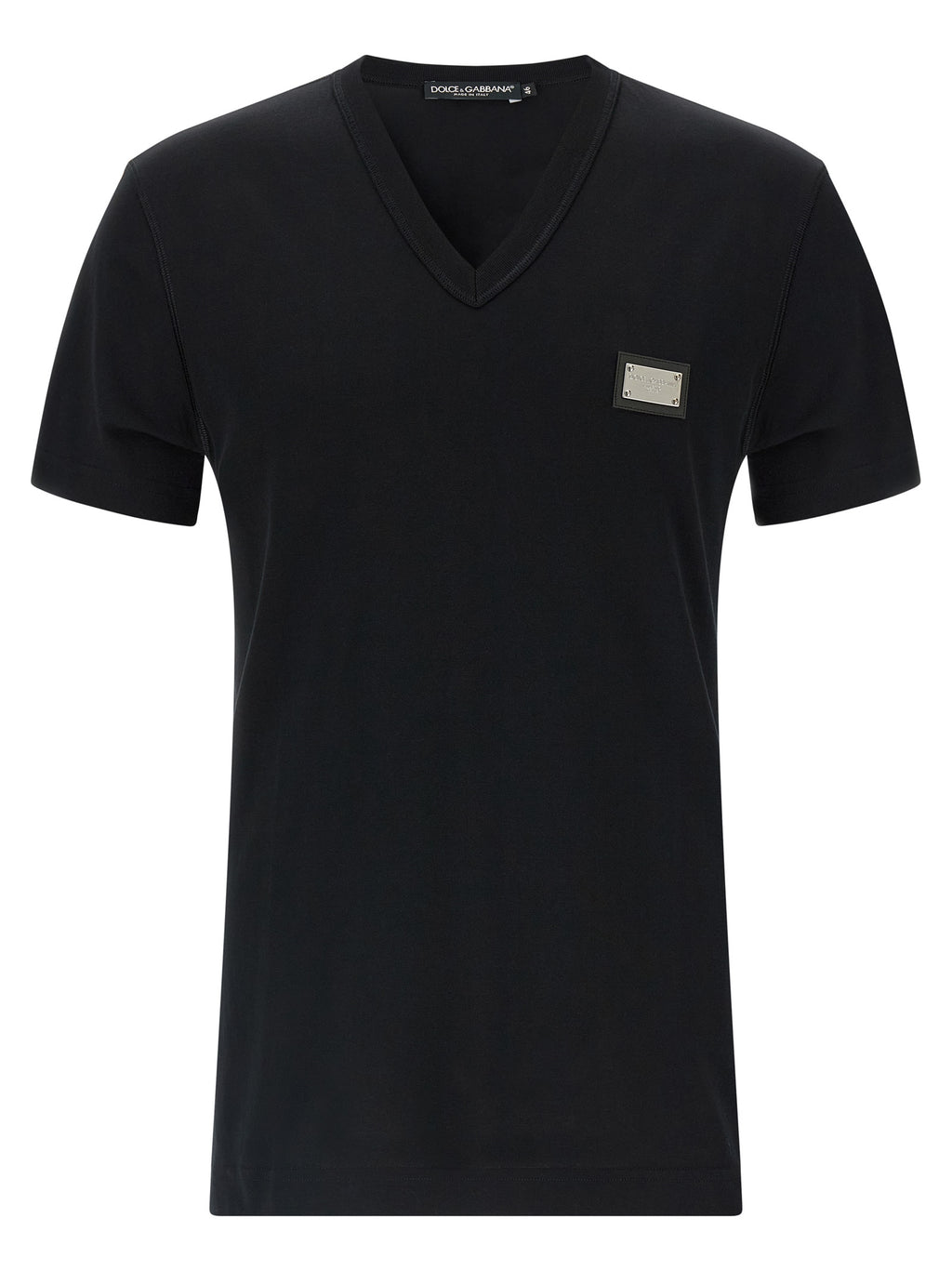 Black Cotton T-Shirt