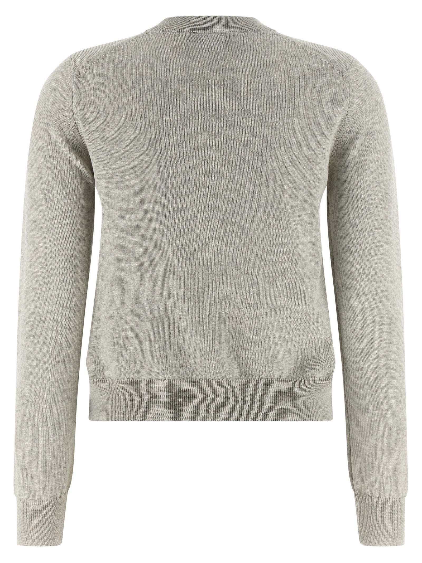 Gray Virgin Wool Cardigan