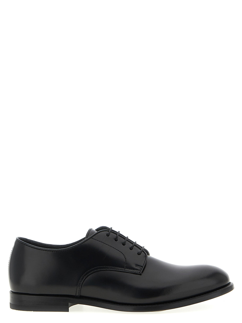 Black Calfskin Oxfords And Derbies