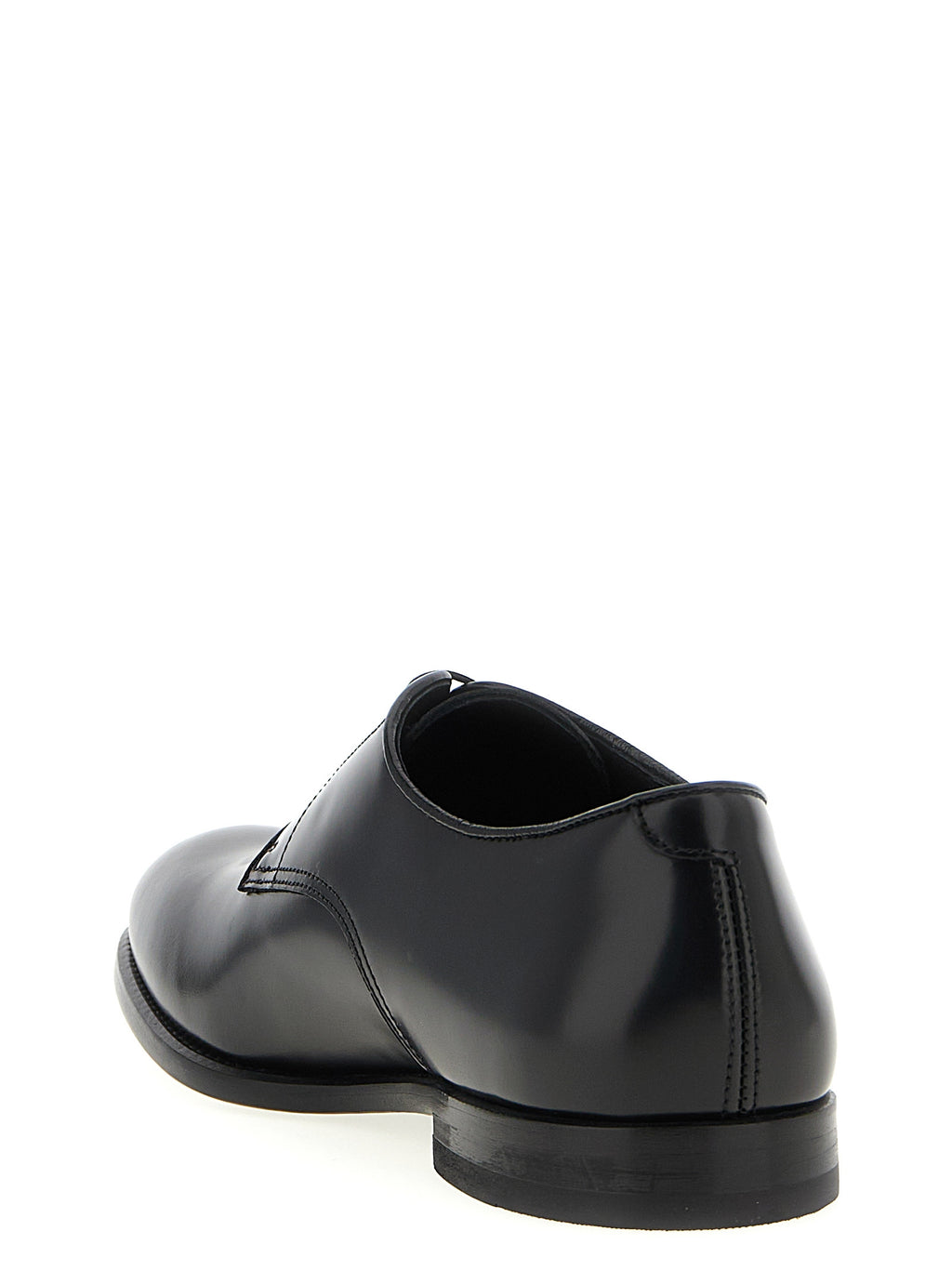 Black Calfskin Oxfords And Derbies