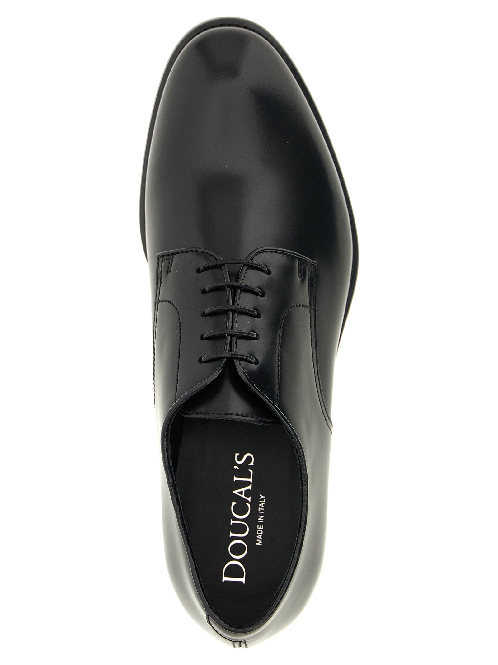 Black Calfskin Oxfords And Derbies