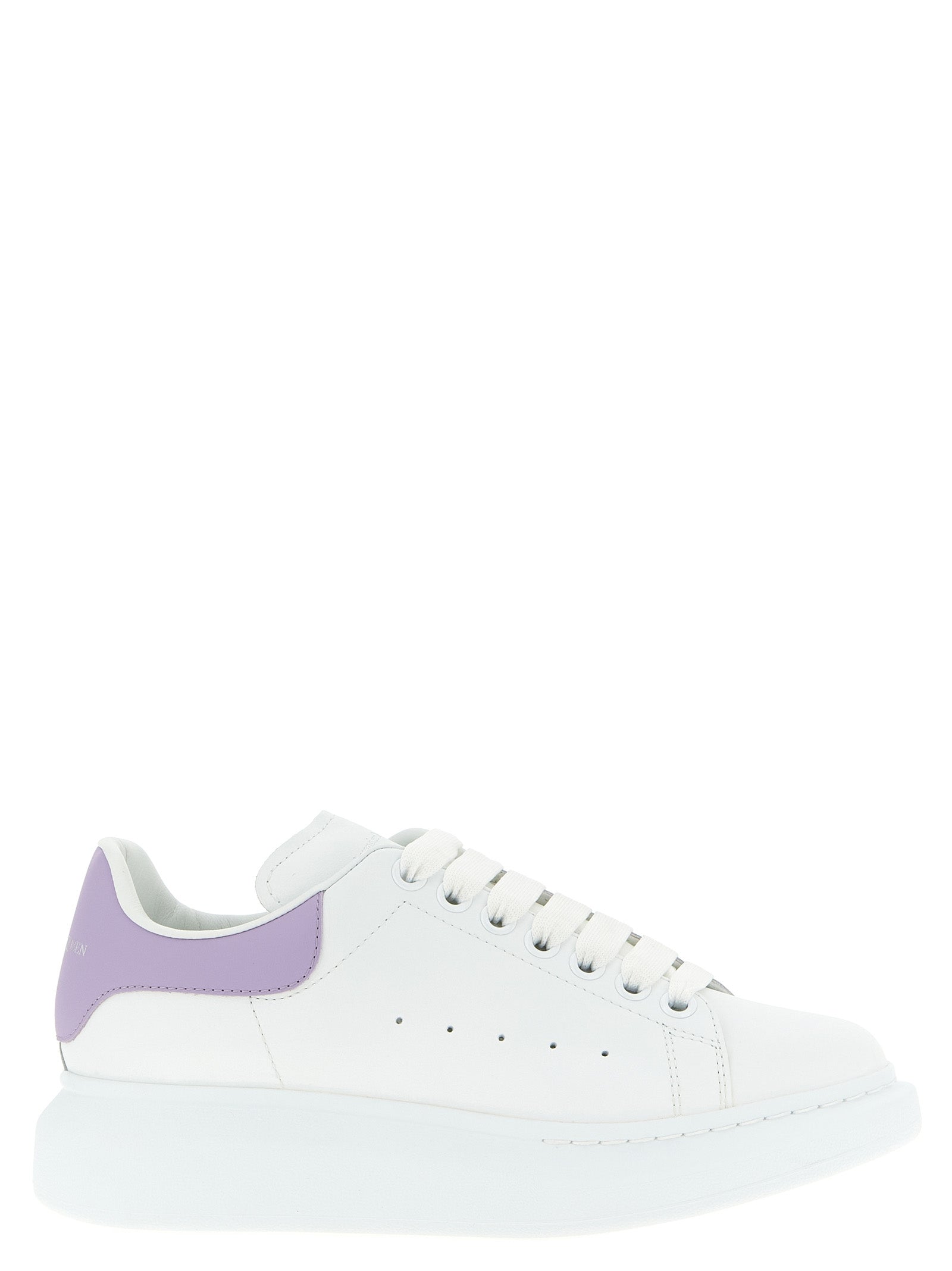 Purple Calfskin Chunky Sneakers