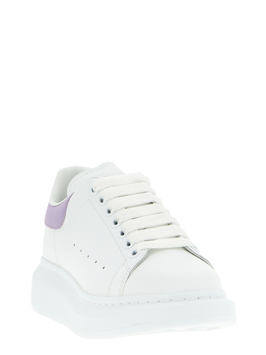 Purple Calfskin Chunky Sneakers