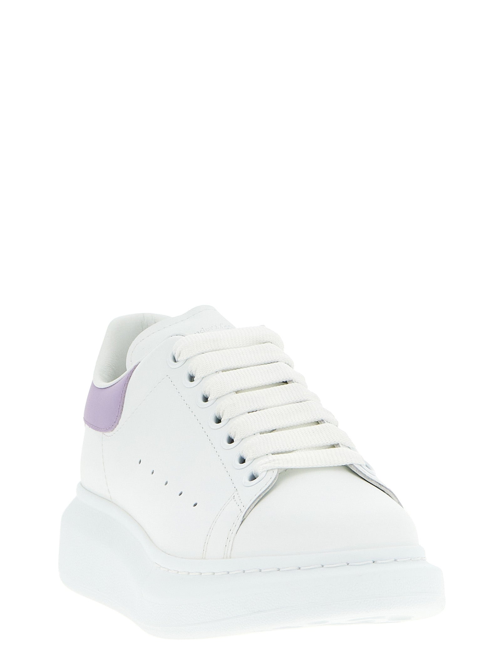 Purple Calfskin Chunky Sneakers