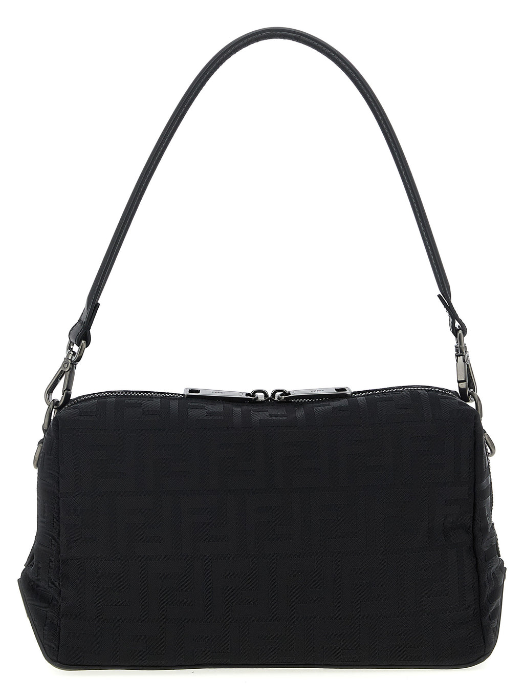 Black Polyamide Shoulder Bag