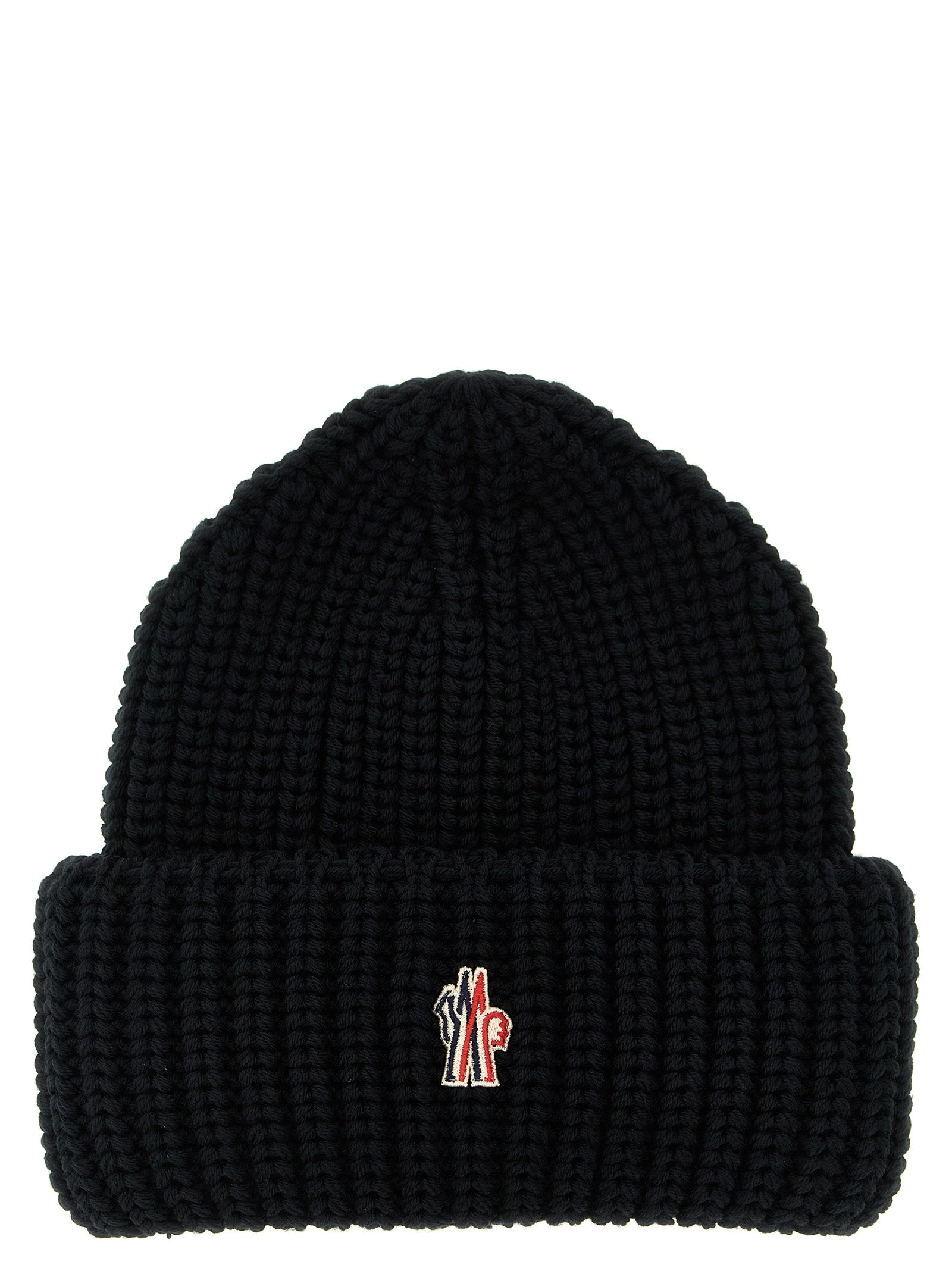 Black Virgin Wool Beanie