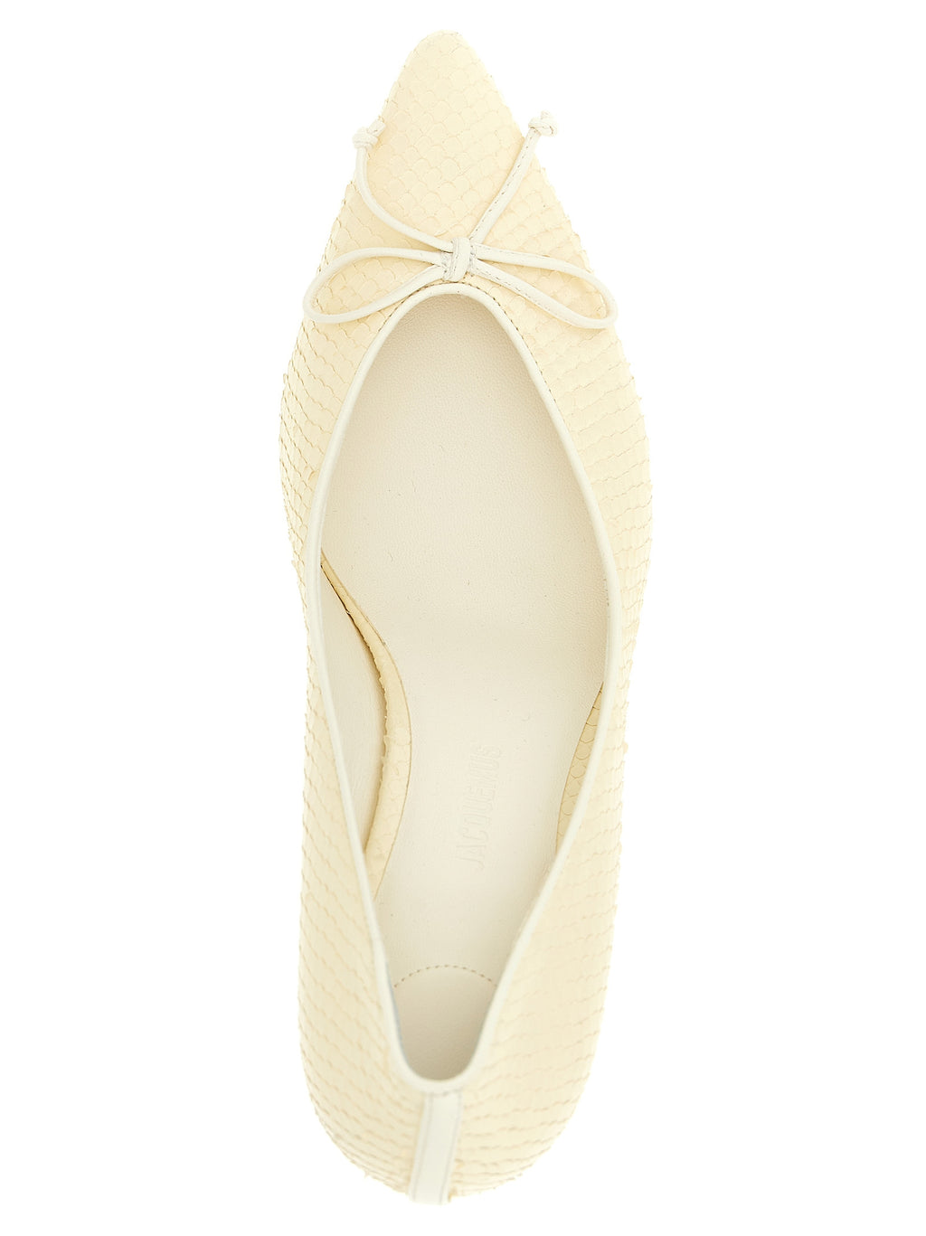 Beige Calfskin High Heel Pumps