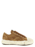 Brown Cowhide Chunky Sneakers