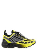 Bicolor Nylon Athletic Sneakers