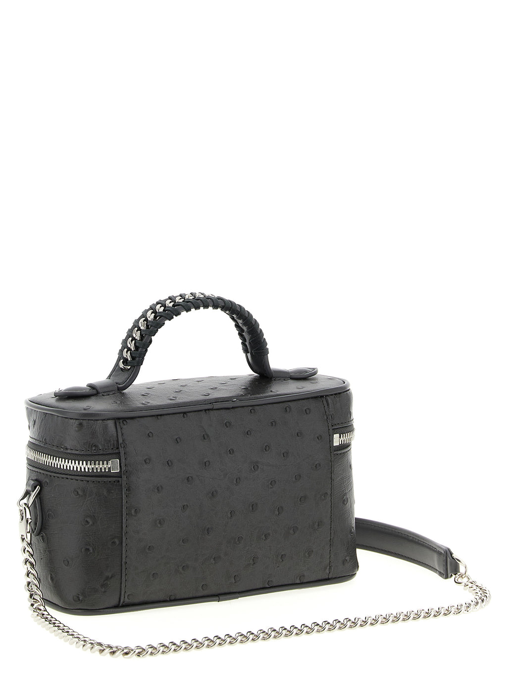 Black Polyester Crossbody Bag