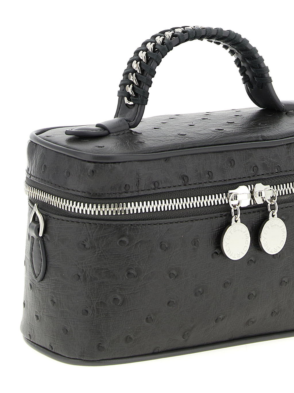 Black Polyester Crossbody Bag