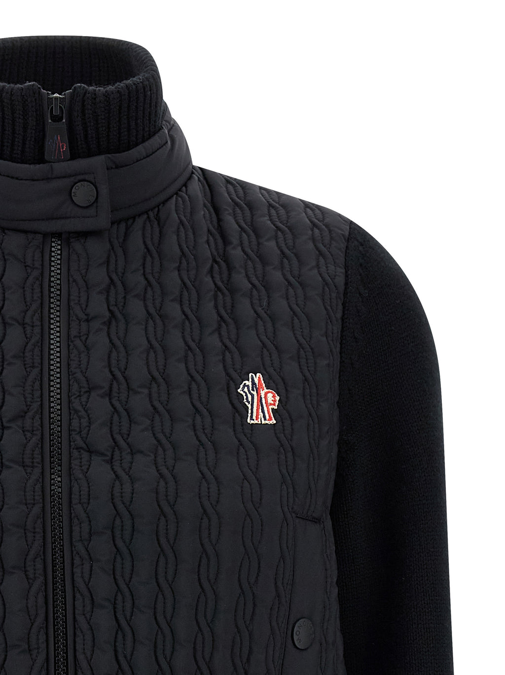 Black Polyamide Cardigan