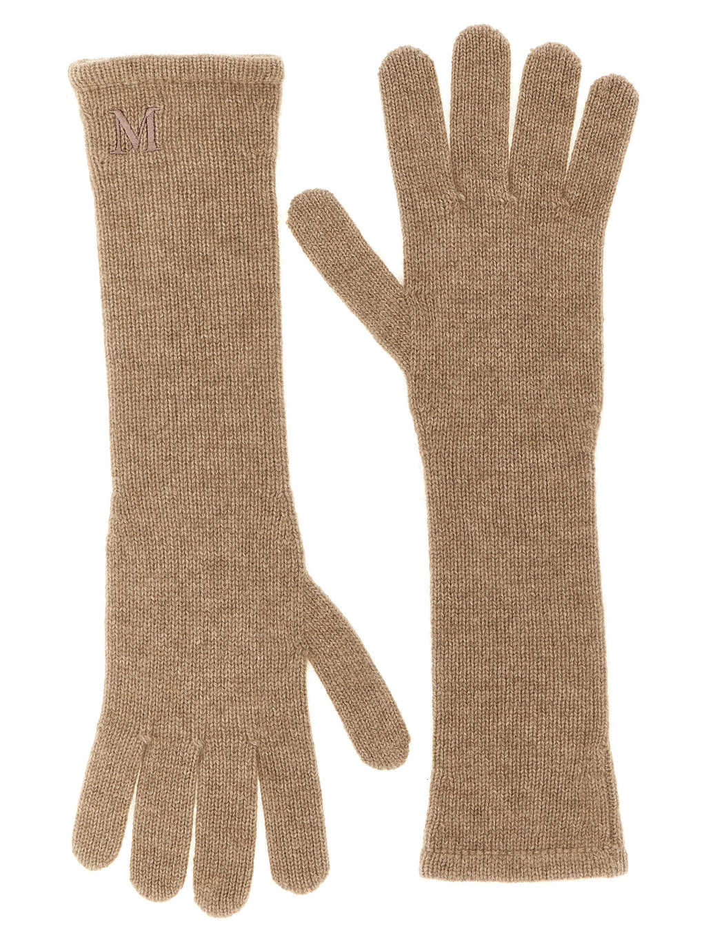 Beige Cashmere Gloves