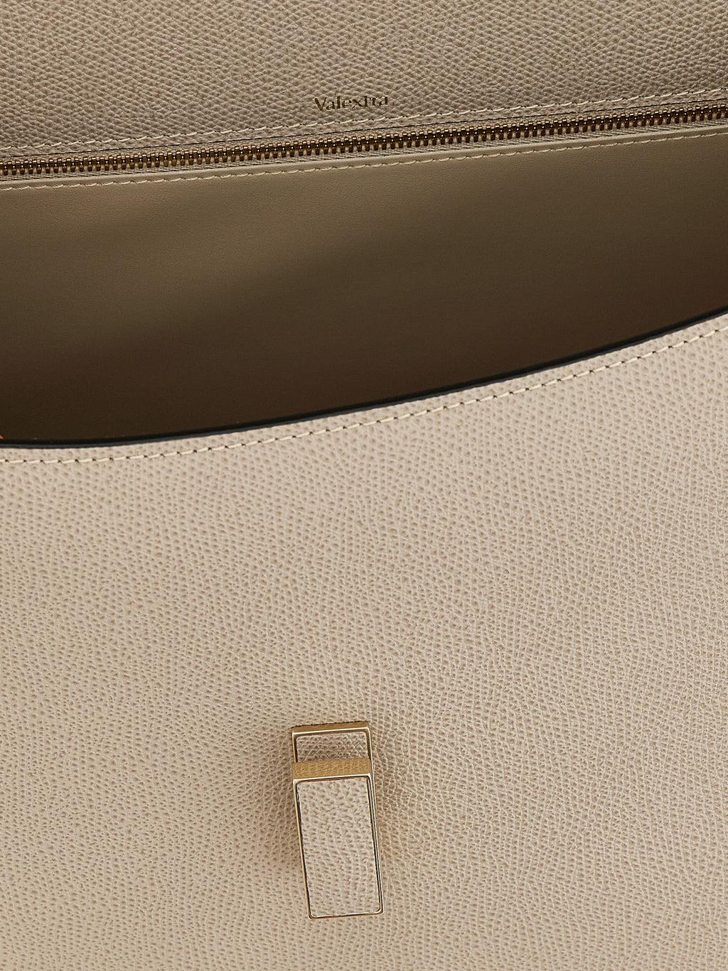 Beige Calfskin Handbag