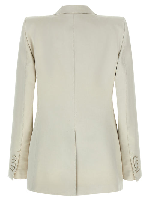 Beige Cotton Blazer