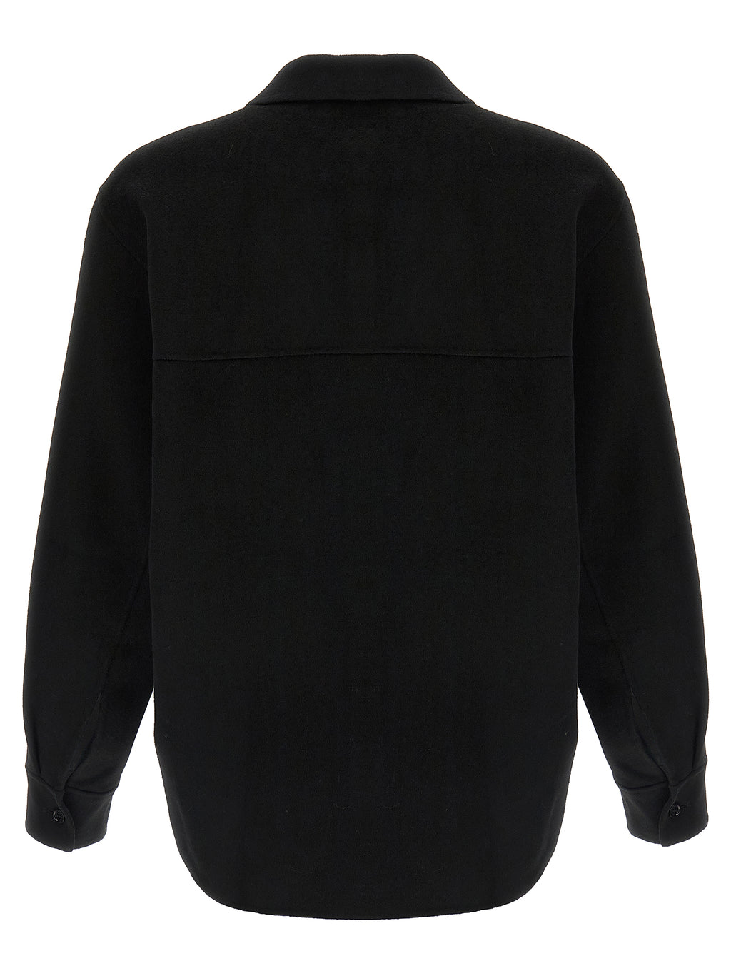 Black Wool Blouse