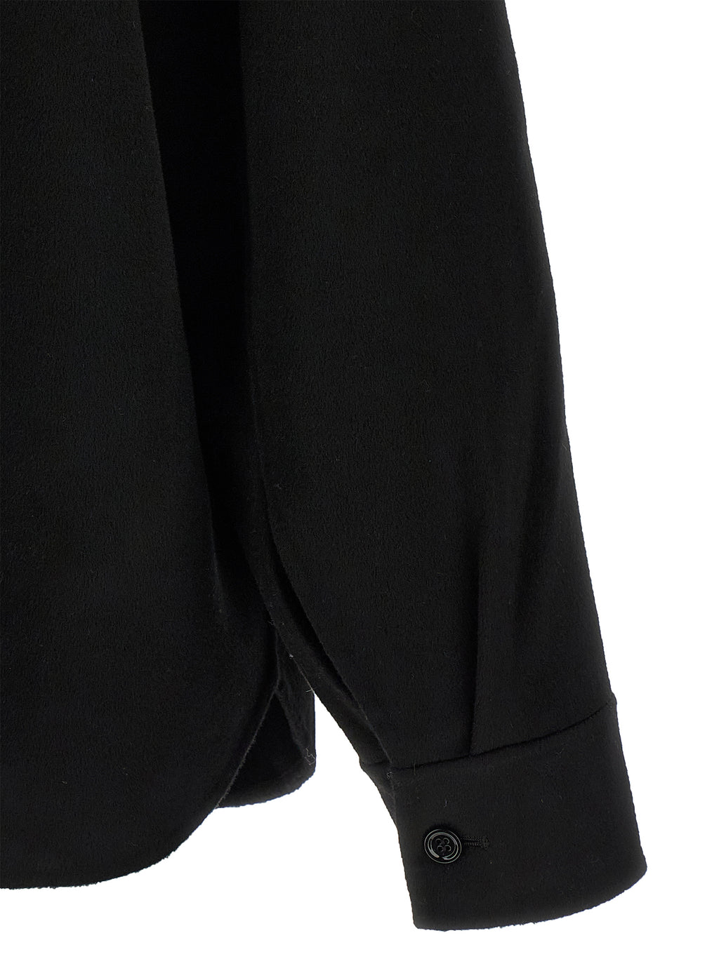 Black Wool Blouse