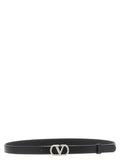 Black Calfskin Regular Belt