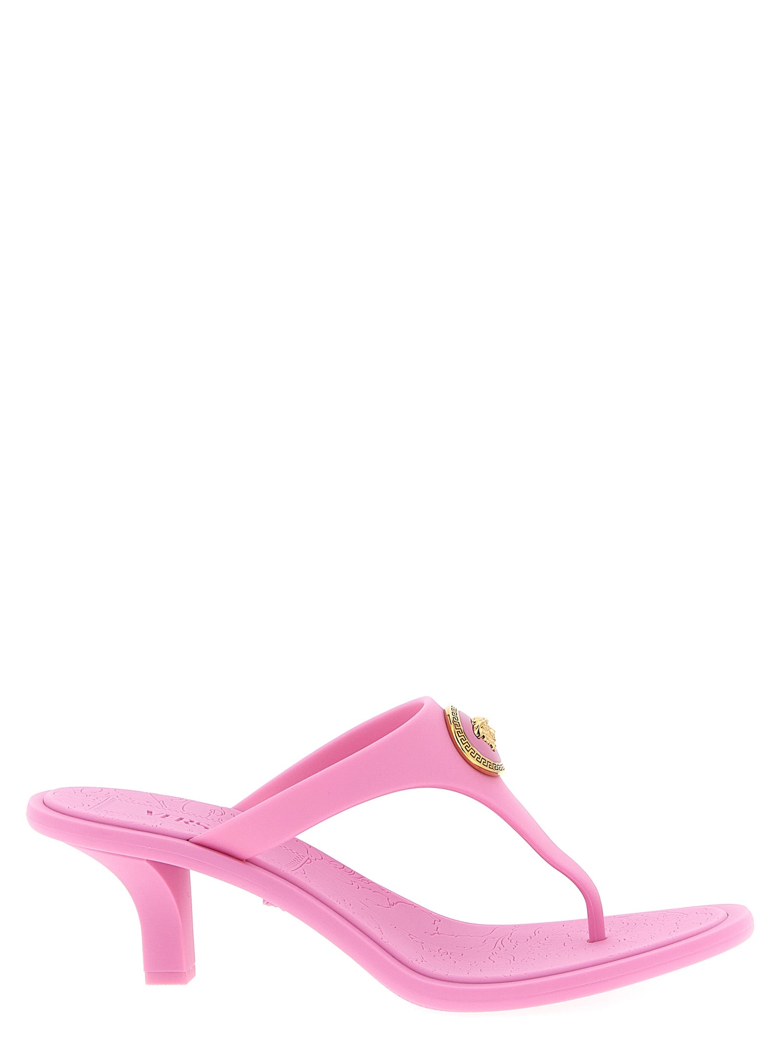 Multicolor Polyurethane Flat Sandals