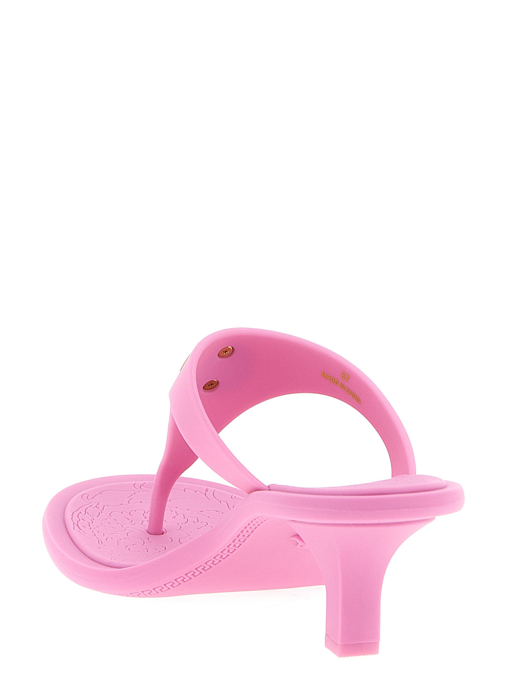 Multicolor Polyurethane Flat Sandals