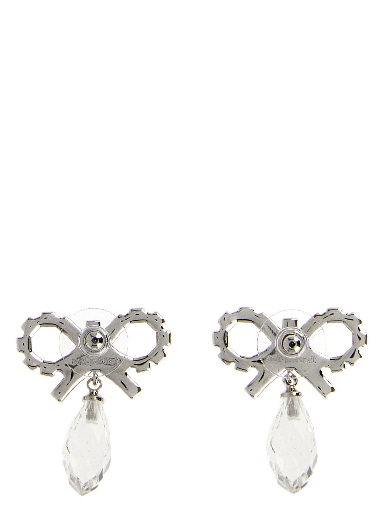 Silver Copper Earrings