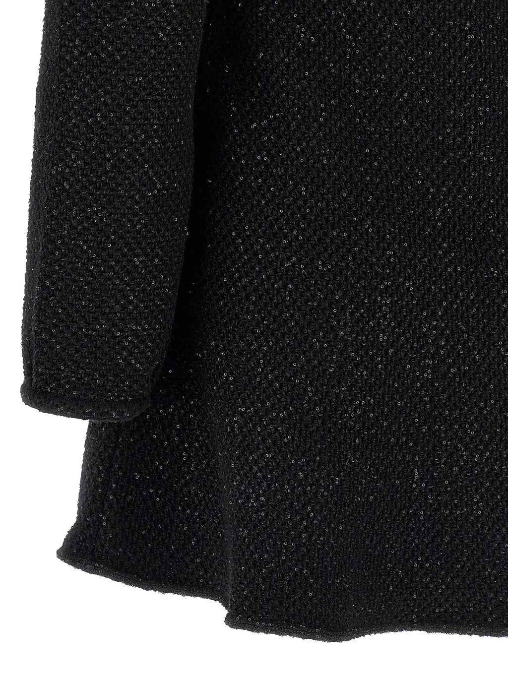 Black Cotton Short Dress