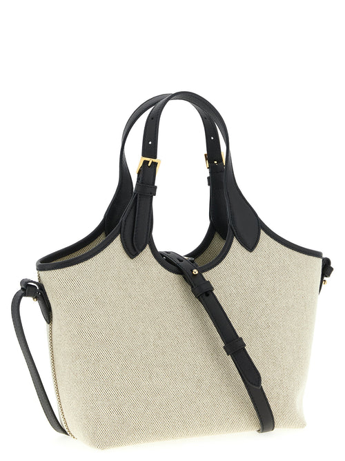 Beige Cotton Tote Bag