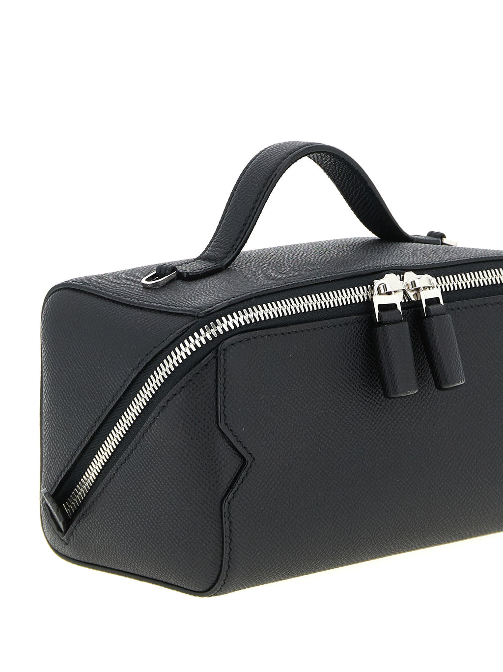 Black Calfskin Crossbody Bag