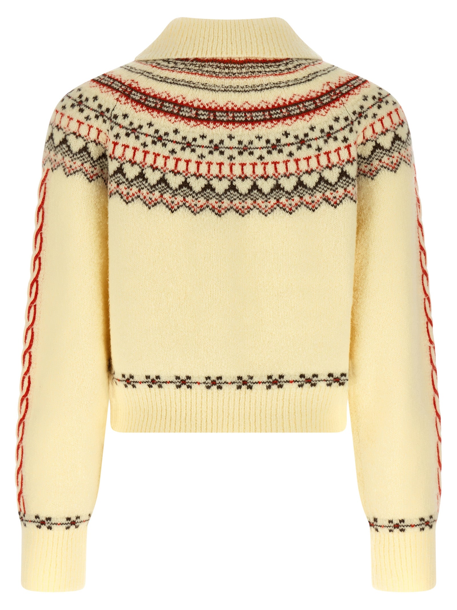 Multicolor Wool Cardigan