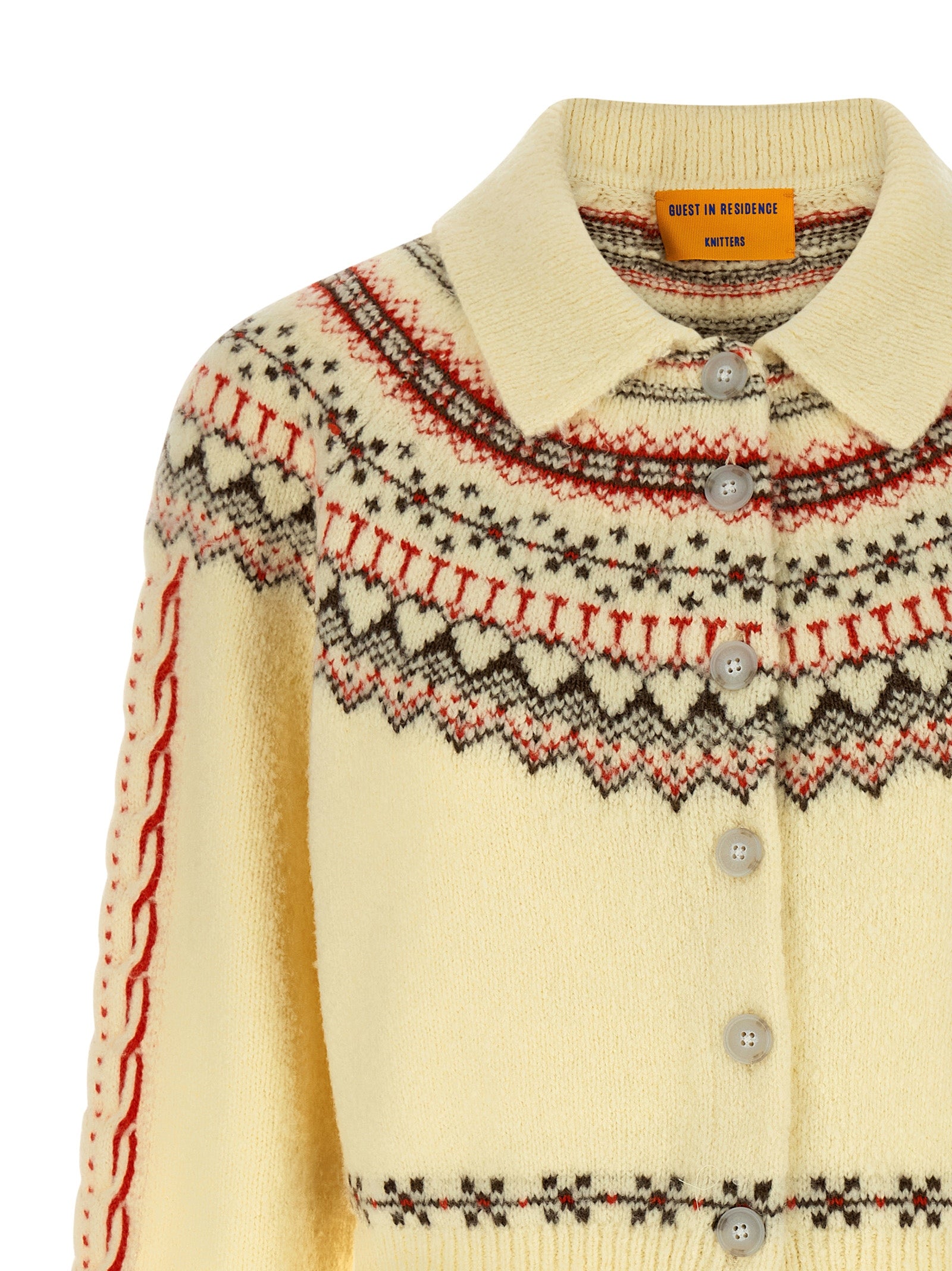 Multicolor Wool Cardigan