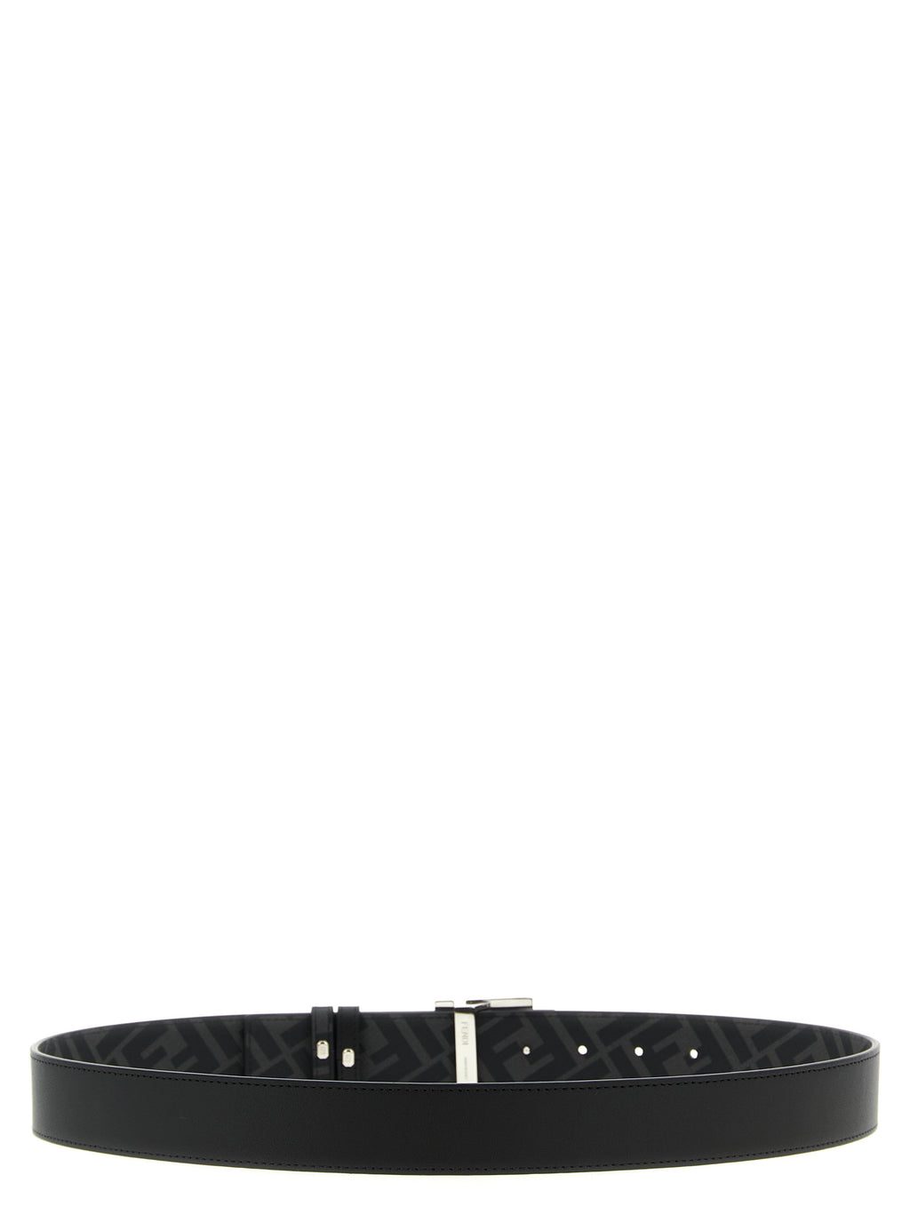 Black Calfskin Regular Belt