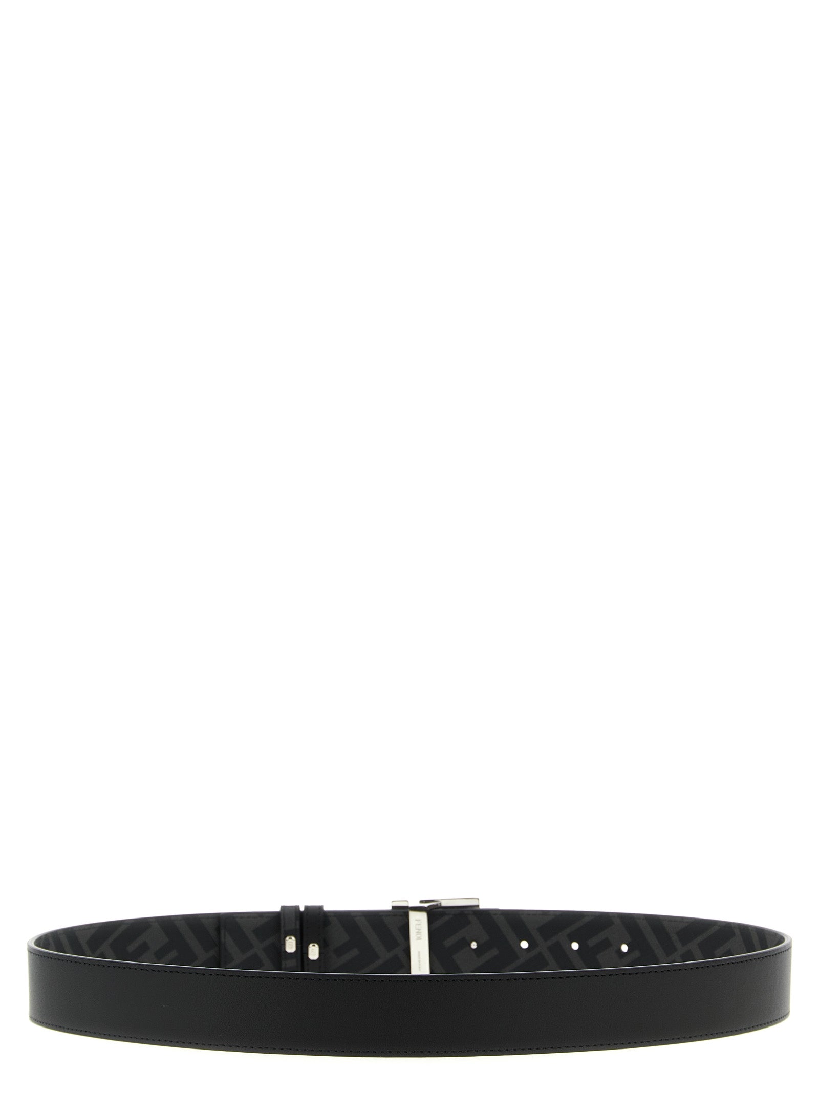 Black Calfskin Regular Belt