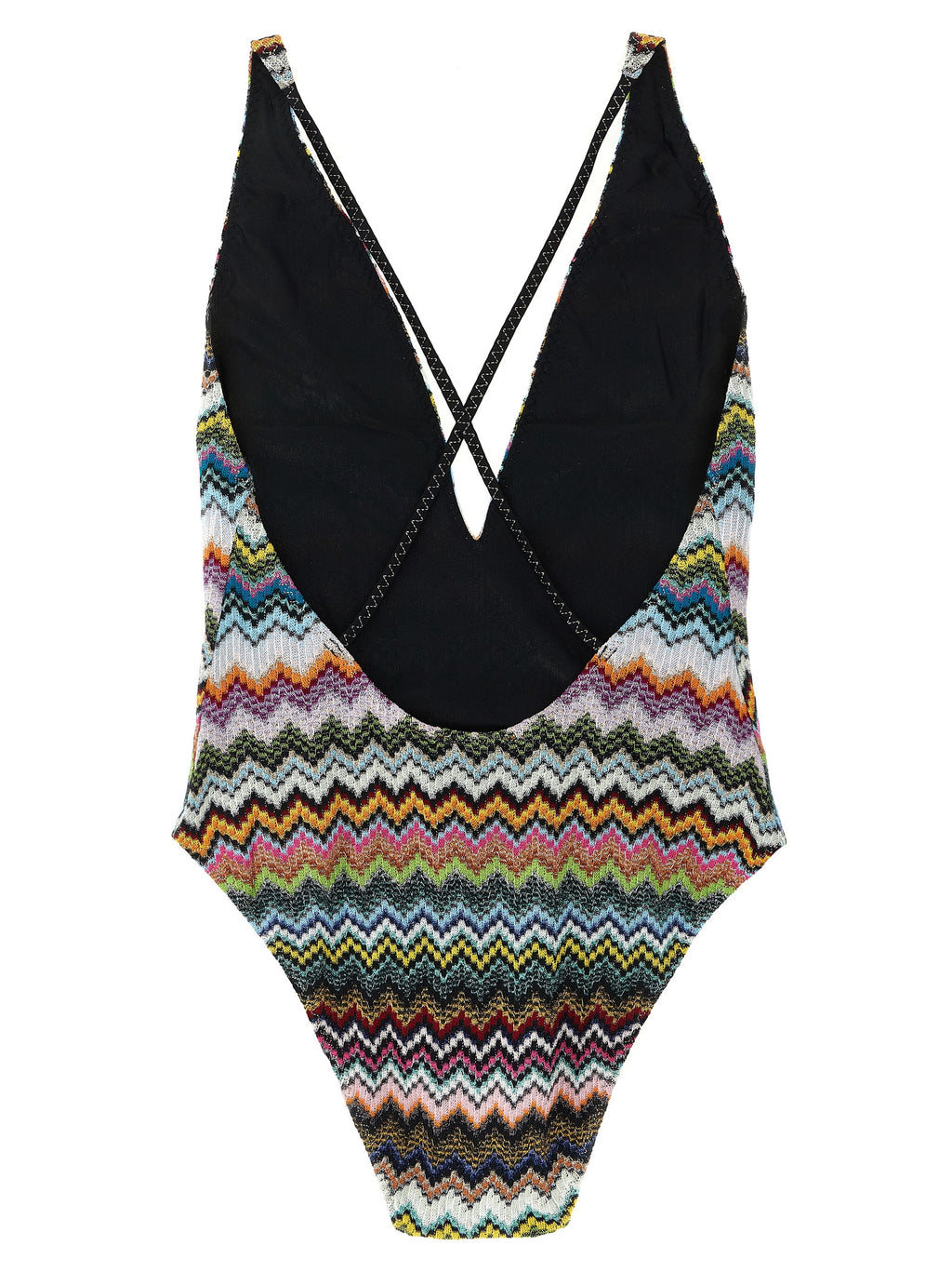 Multicolor Viscose One-Piece Swimsuit