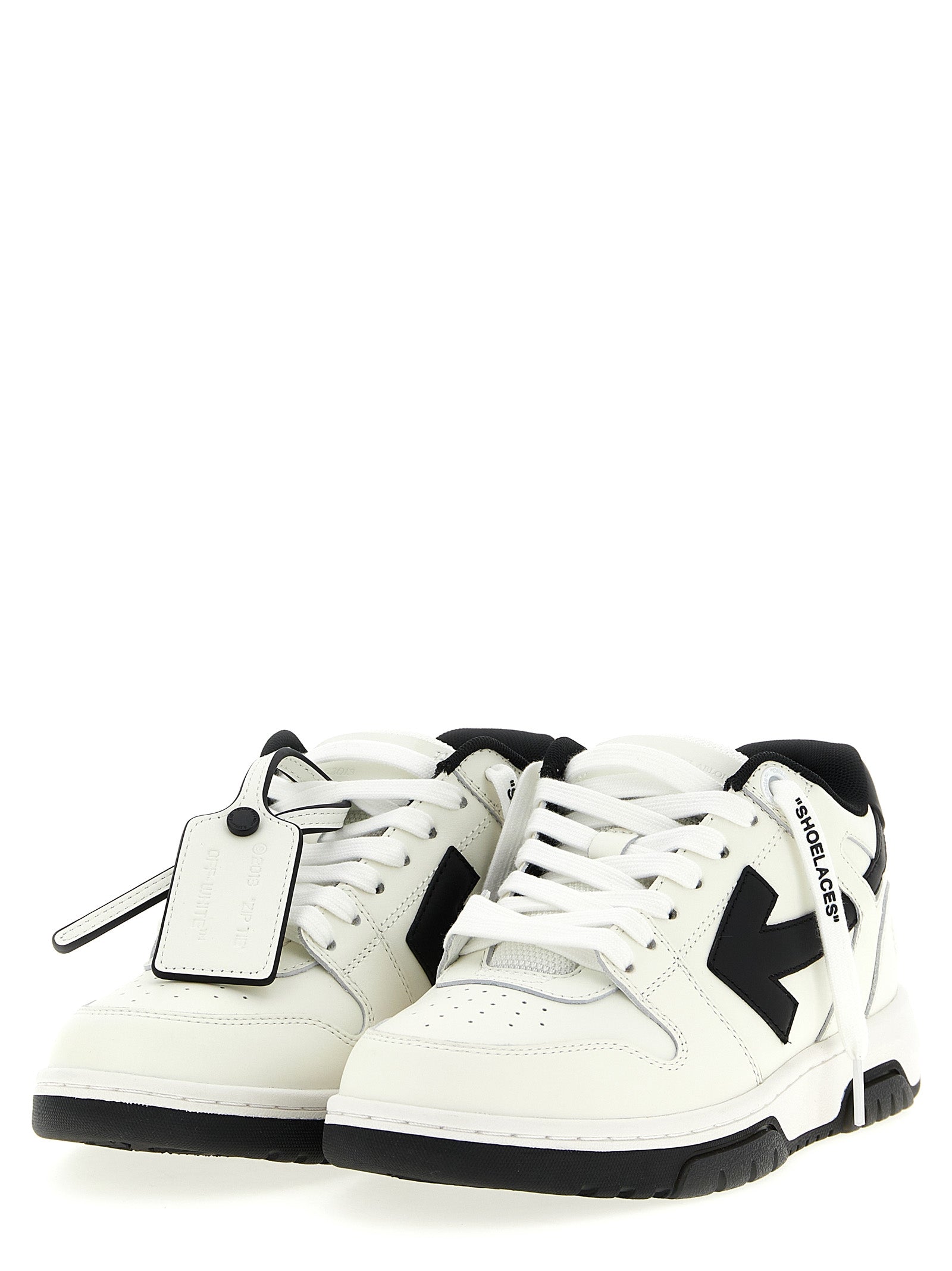 Bicolor Calfskin Low Top Sneakers