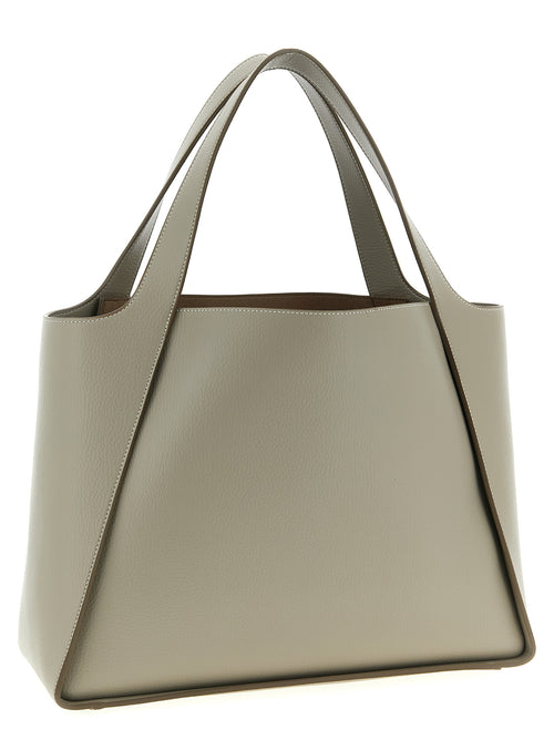 Beige Polyamide Tote Bag