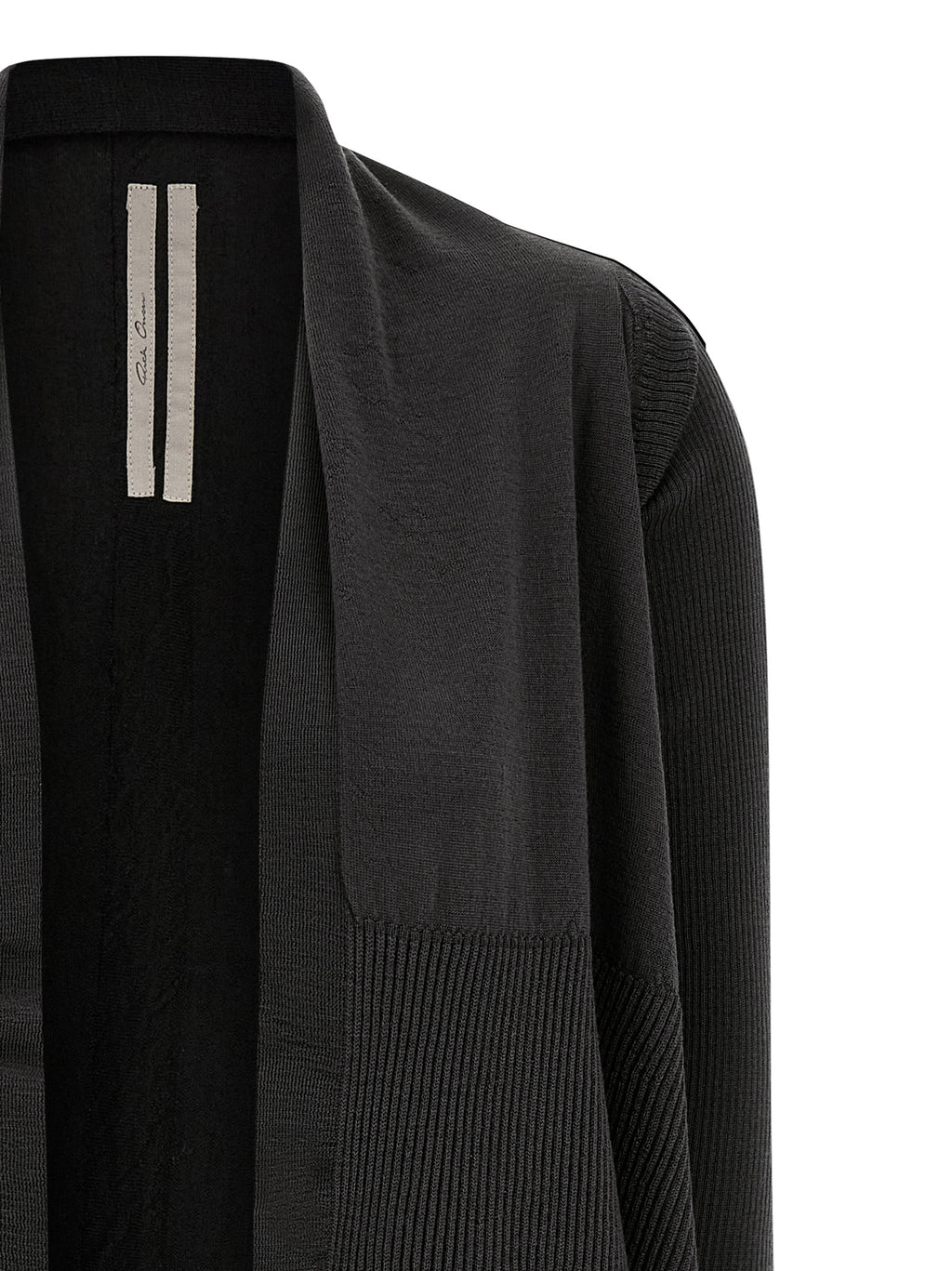 Black Wool Cardigan