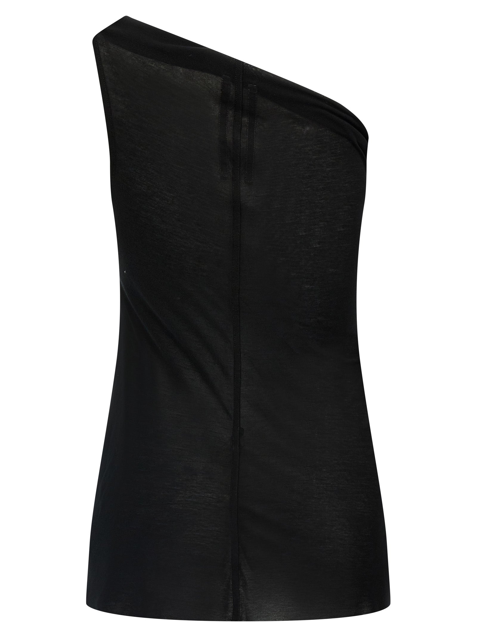 Black Viscose T-Shirt