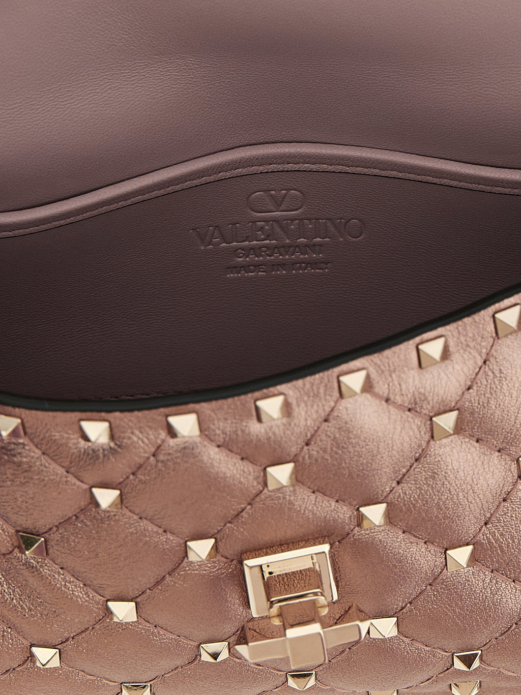 Multicolor Lamb Leather Shoulder Bag