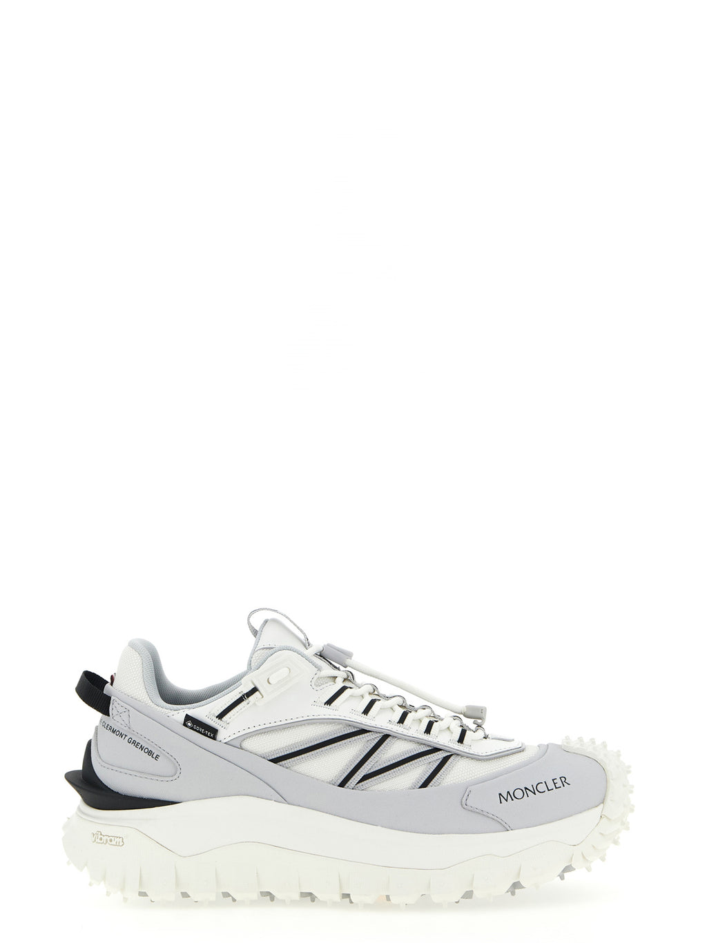 Gray Polyamide Athletic Sneakers