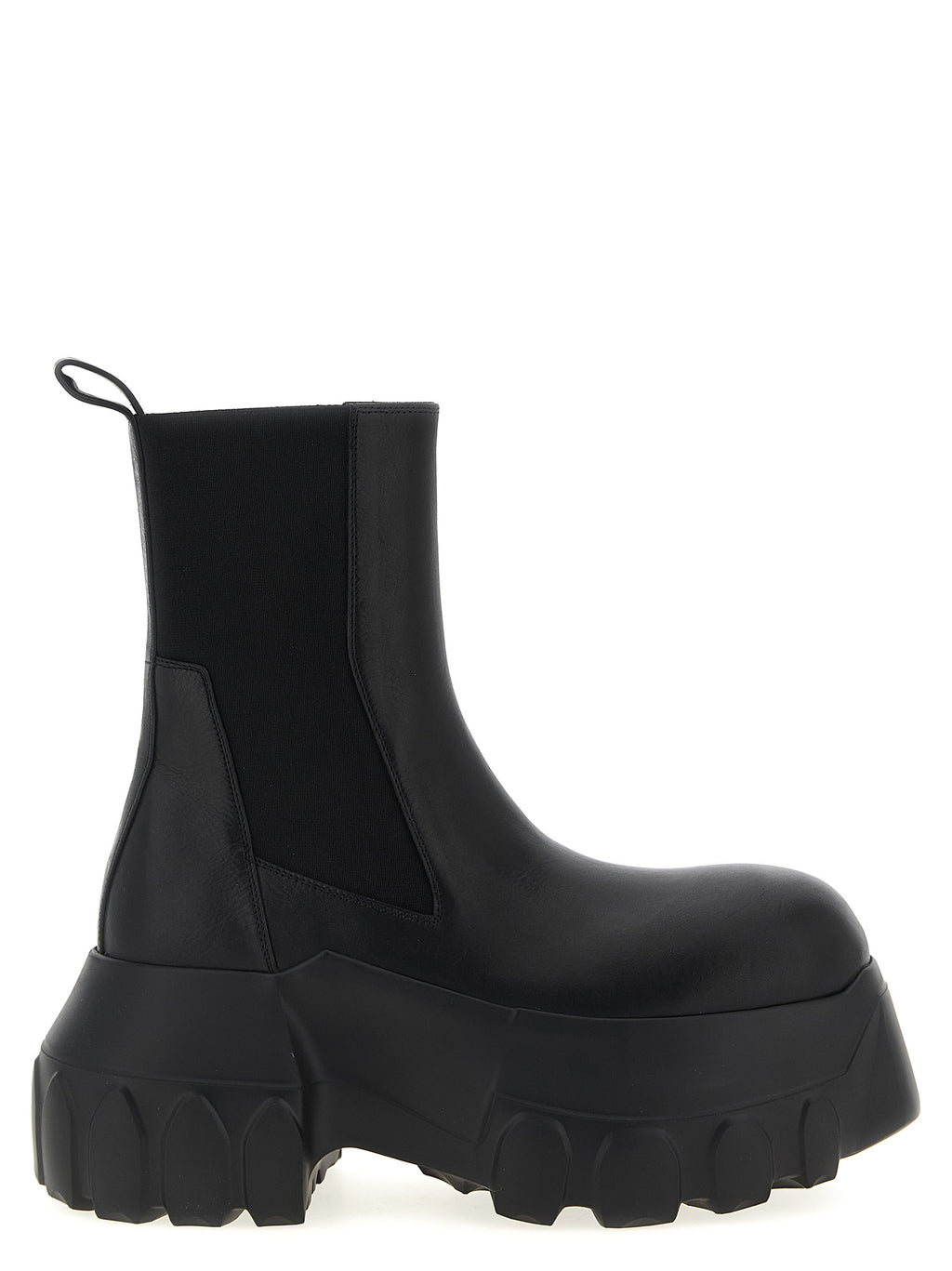 Black Calfskin Ankle Boots