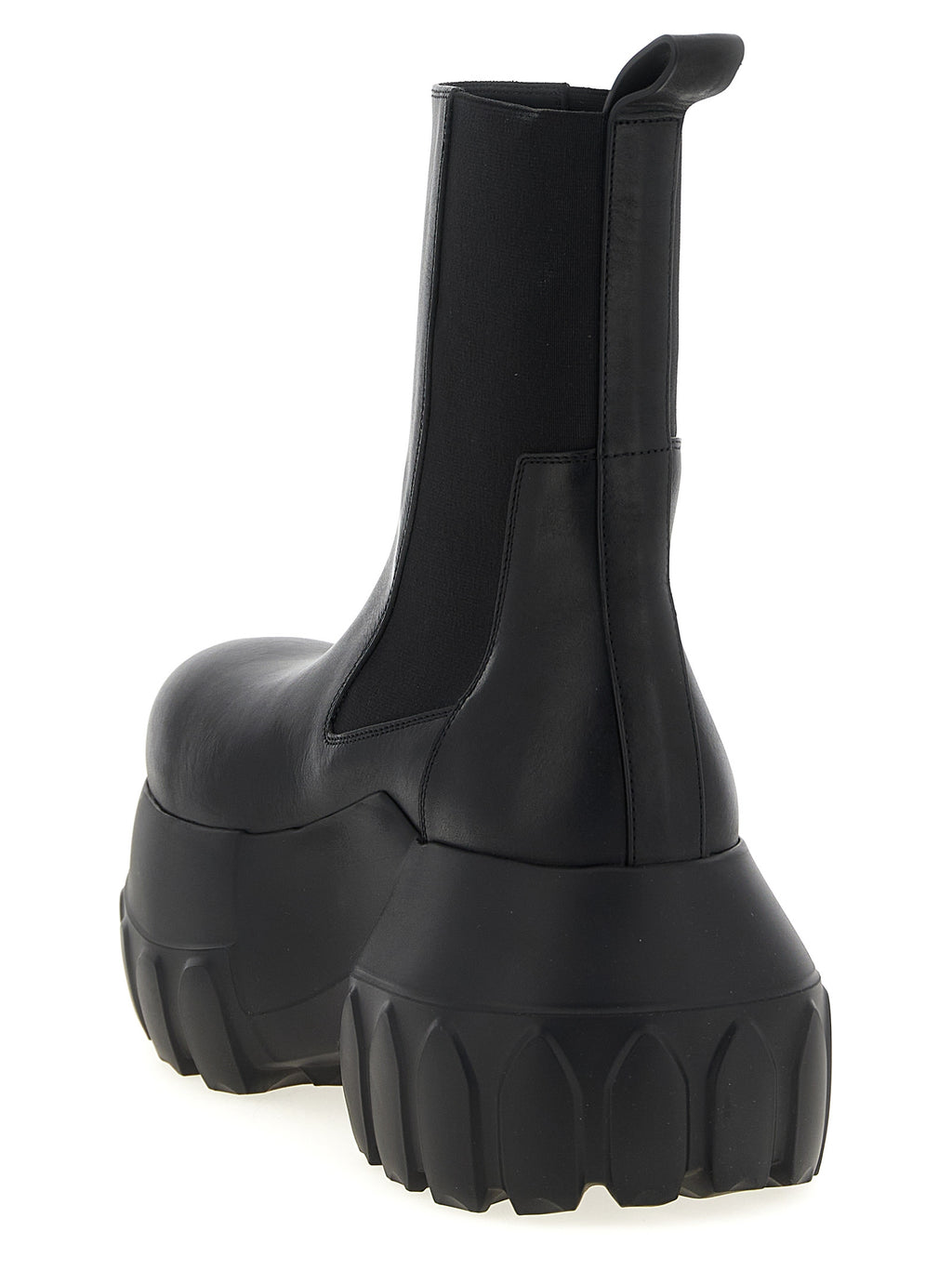 Black Calfskin Ankle Boots