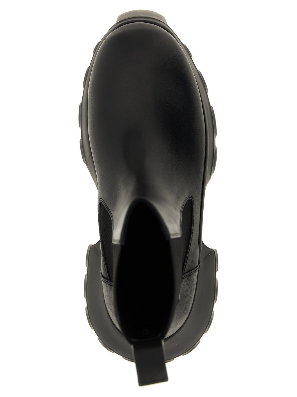 Black Calfskin Ankle Boots