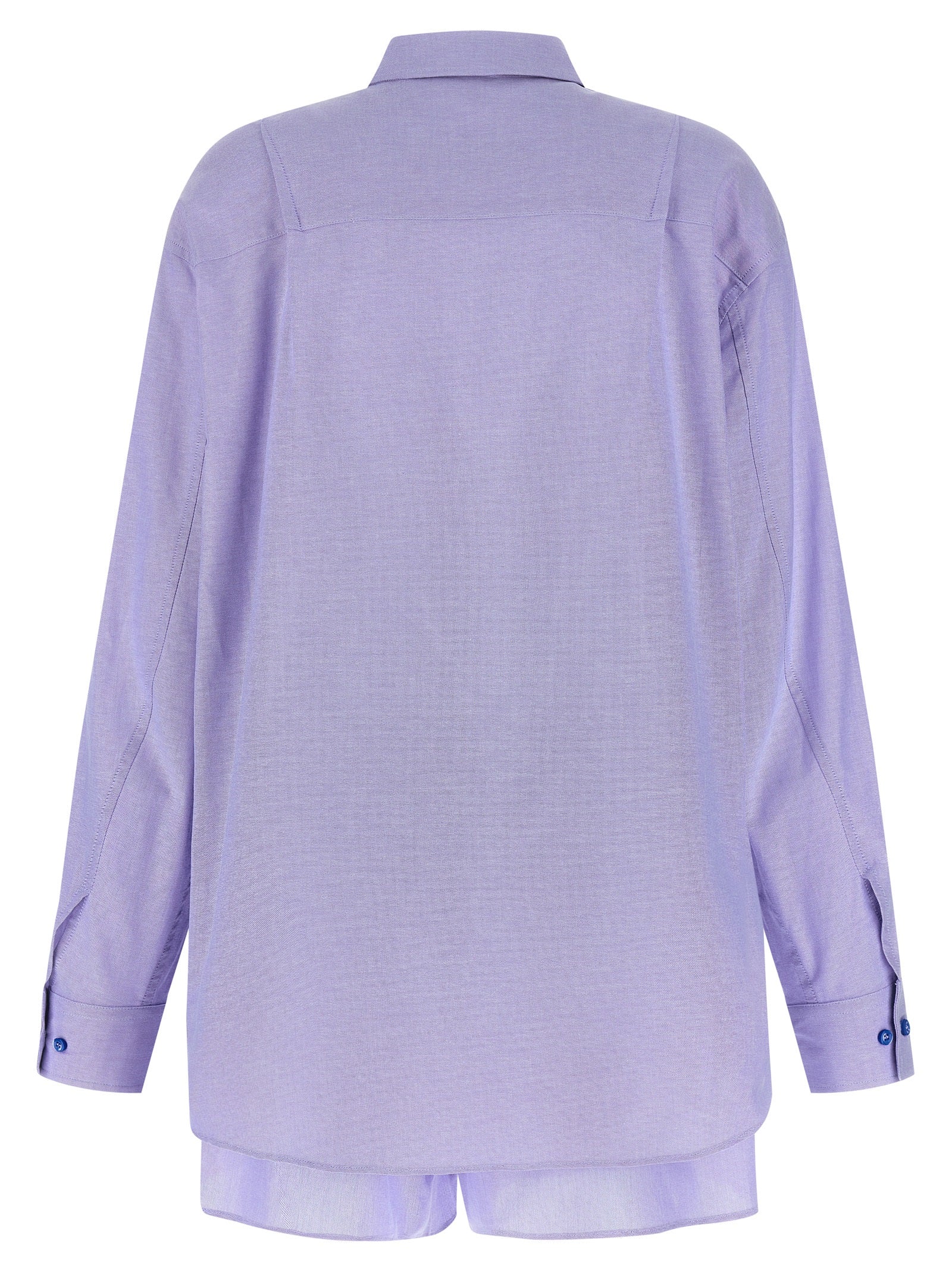 Blue Cotton Pantsuit
