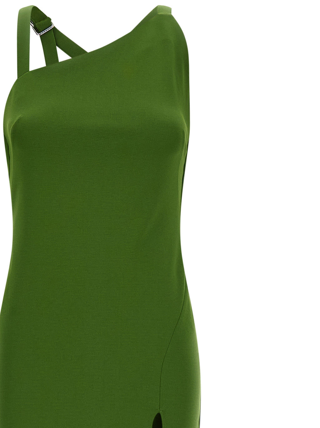 Bicolor Viscose Long Dress