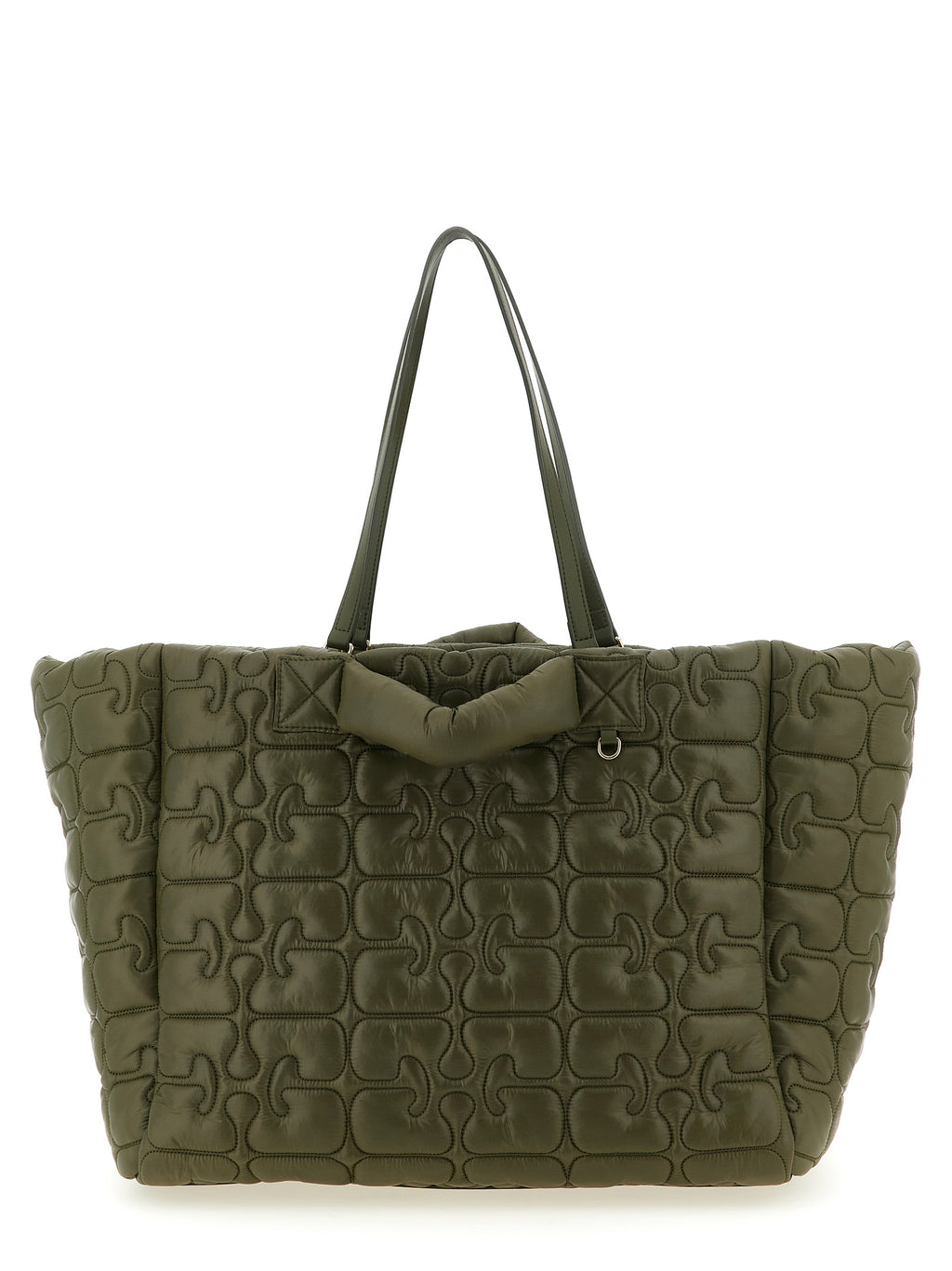 Bicolor Recycled Polyamide Tote Bag