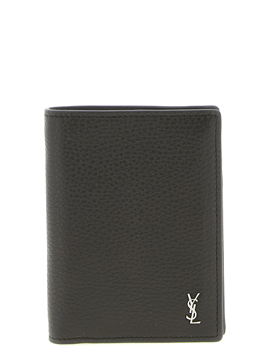 Brown Calfskin Leather Wallet