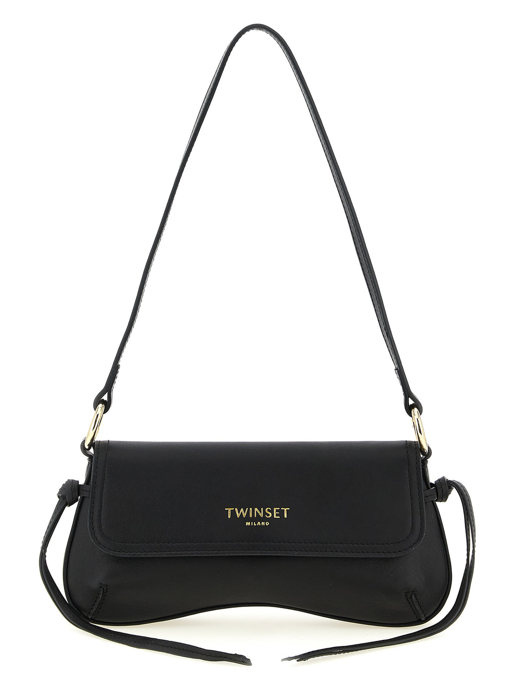 Black Leather Shoulder Bag