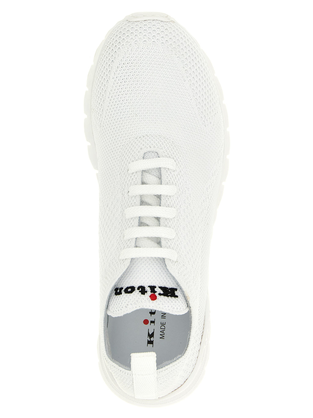 White Cotton Athletic Sneakers