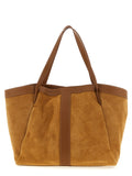 Brown Polyethylene Tote Bag