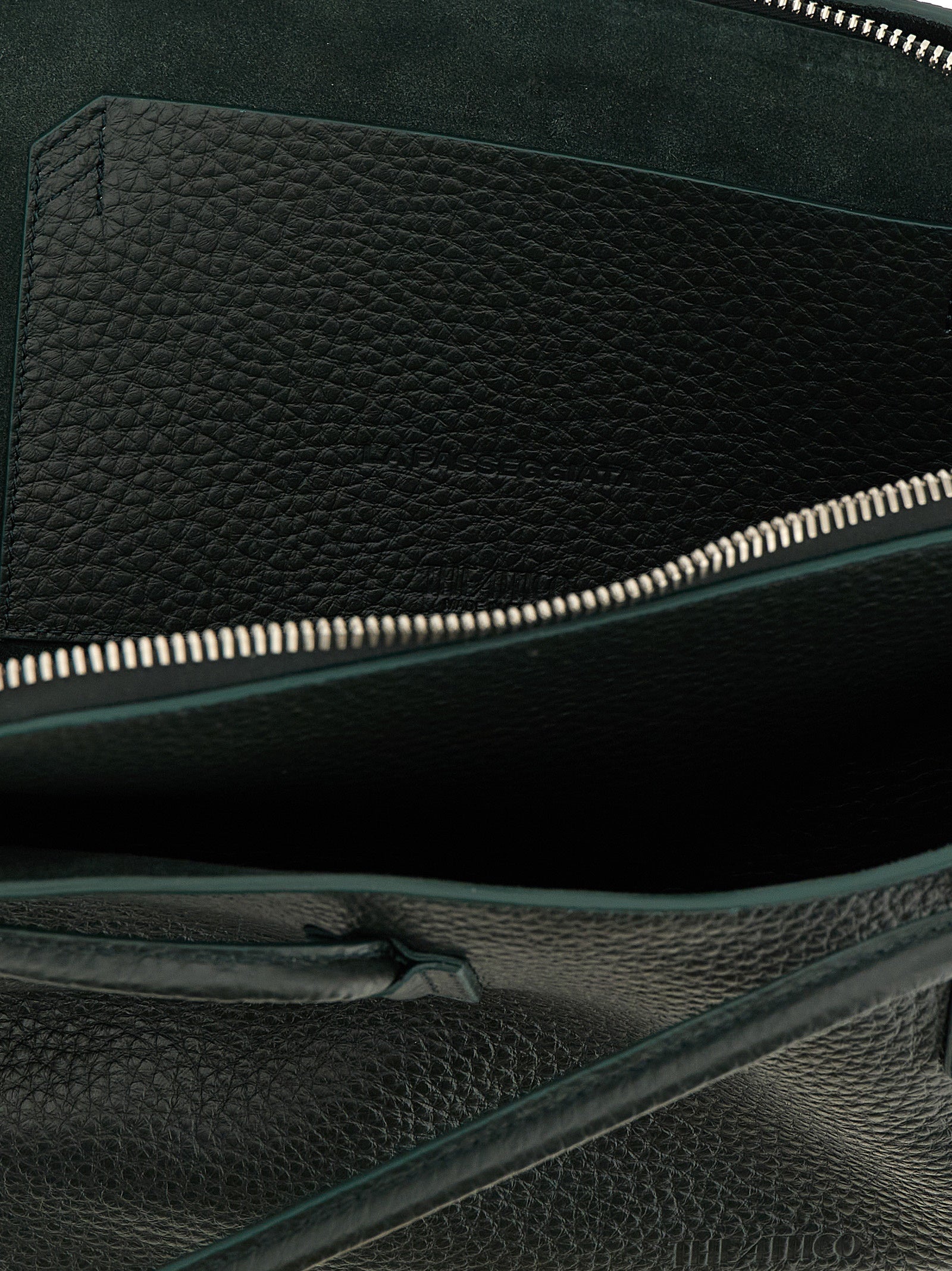 Bicolor Calfskin Shoulder Bag